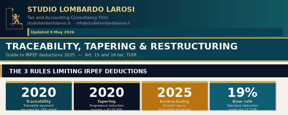 Restructuring of Deductions in the Italian Tax Return